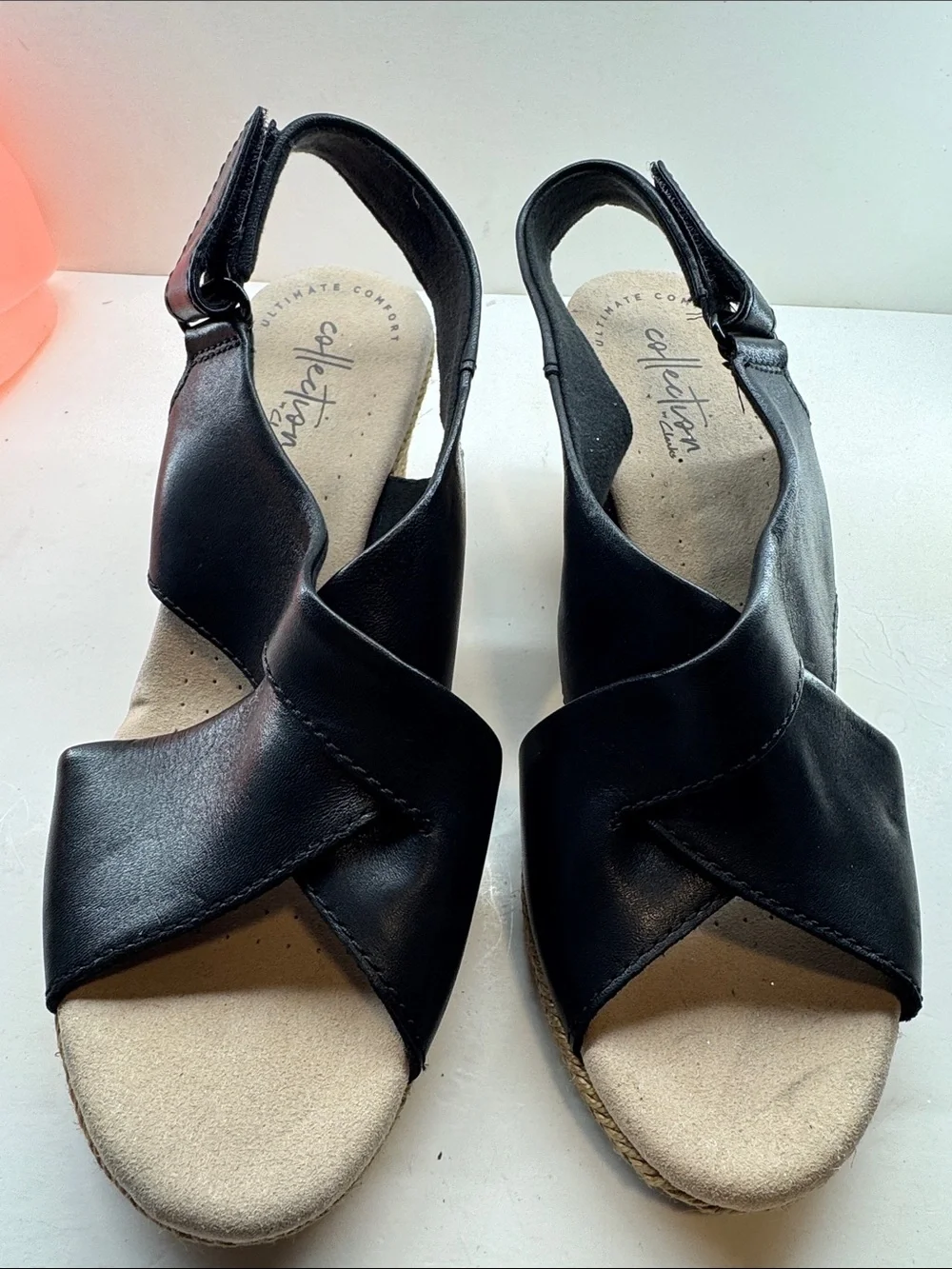 Clarks wedge sandals